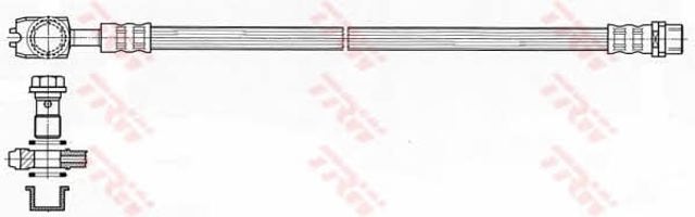 PHD484 Latiguillo de freno trasero comprar Almería