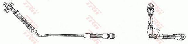 Tubo flexible de frenos trasero derecho  PHD491 TRW