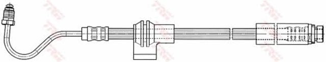 Tubo flexible de frenos trasero izquierdo PHD561 TRW