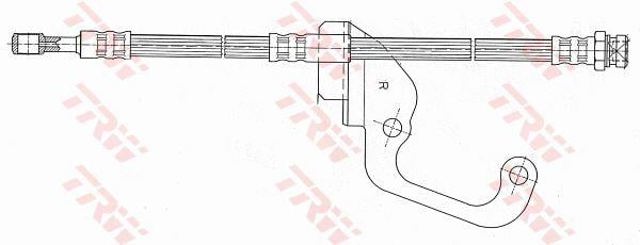 TRW PHD629 Latiguillos de freno delantero derecho  en stock Valencia