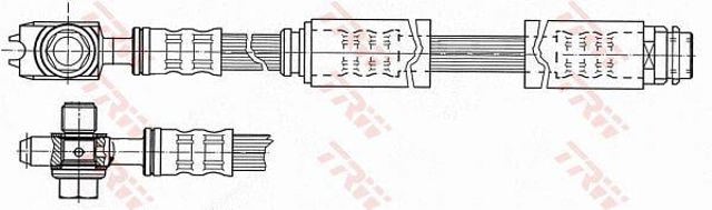 Latiguillos de freno delantero PHD946 TRW