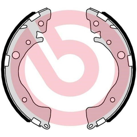 Zapatas de freno traseras S28521 BREMBO