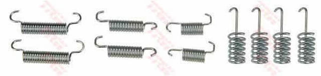 Juego de montaje, zapatas de freno traseras para Mercedes Sprinter  (906)