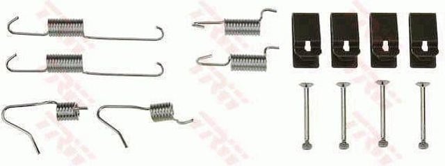 Juego de reparación, pastillas de frenos SFK422 TRW