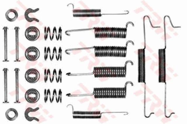 Kit de montaje de zapatas de freno traseras para Volkswagen Transporter 24, 25, 251