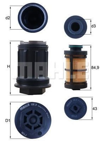 UX3KIT Mahle Original