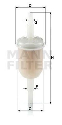 Filtro de gasolina WK312100 MANN