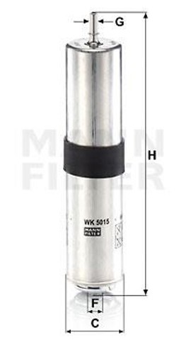 WK5015 Filtro de combustible  en stock Castellón