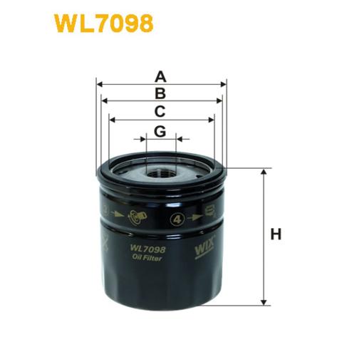 WL7098 Filtro de aceite comprar Sevilla