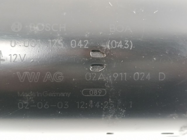 02A911024D VAG Motor de arranque  disponible Ourense