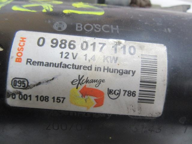 0986017110 BMW Motor de arranque  comprar en Jaén