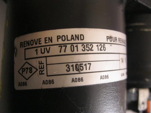 Arranque motores 7701352126 RENAULT