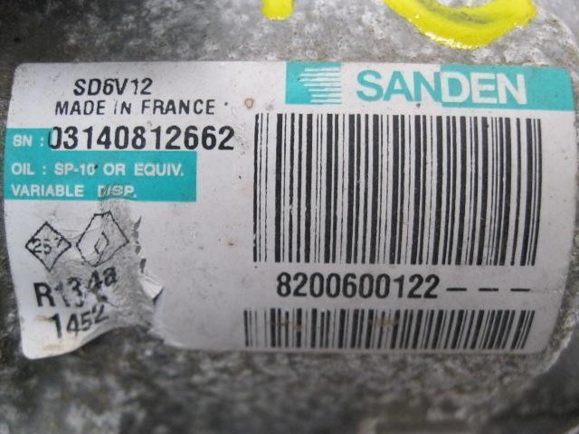 RENAULT 8200600122 Compresor de aire acondicionado  comprar en Murcia