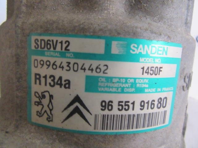 PEUGEOT 9655191680 Compresor de aire acondicionado comprar Tarragona