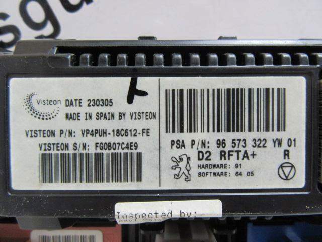 Unidad de control aire acondicionado para Peugeot 407 6D