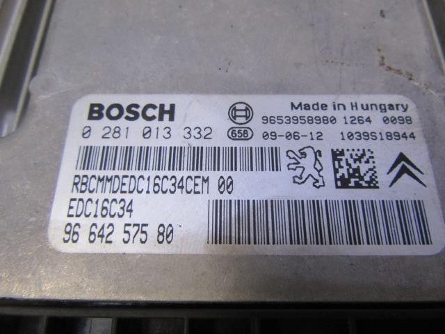 9664257580 Unidad de control del motor (ECU)  disponible Burgos