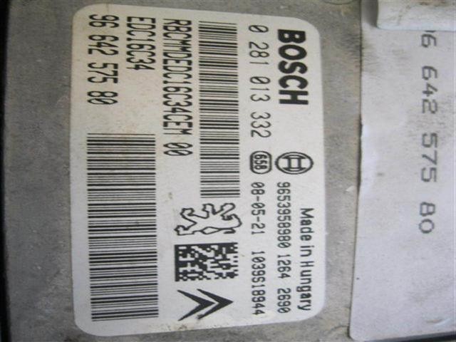 9664257580 PEUGEOT ECU  en stock Córdoba