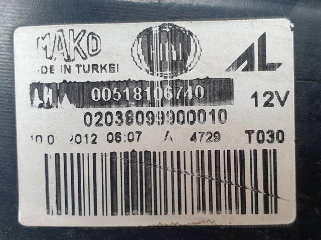 00518106740 Fiat/Alfa/Lancia