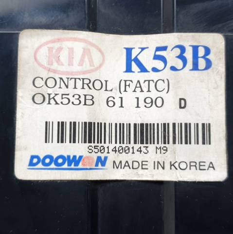 0K53B61190D Hyundai/Kia