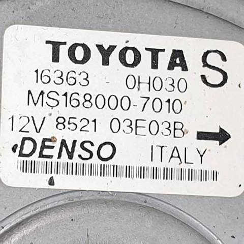 Motor del ventilador de refrigeración izquierdo 163630H030 TOYOTA