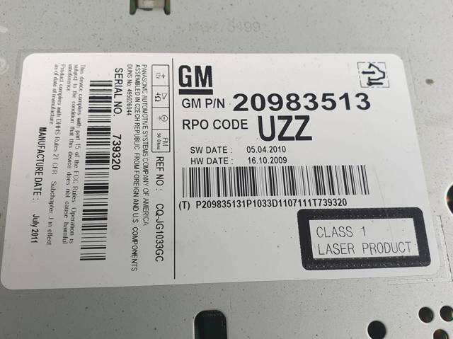20983513 Opel