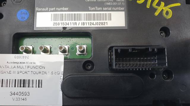 Pantalla para Renault Kangoo FW0
