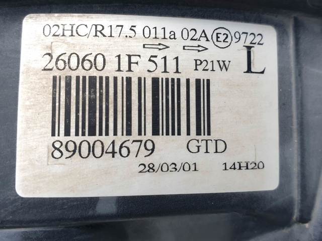 Luz frontal Nissan Micra  (K11)
