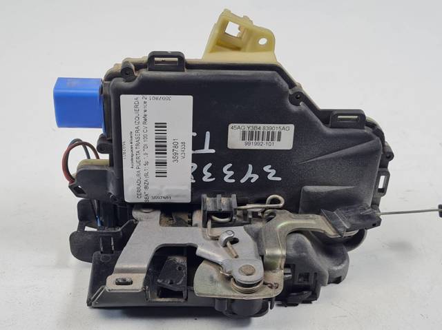 Cerradura de puerta trasera izquierda 3B4839015AG VAG