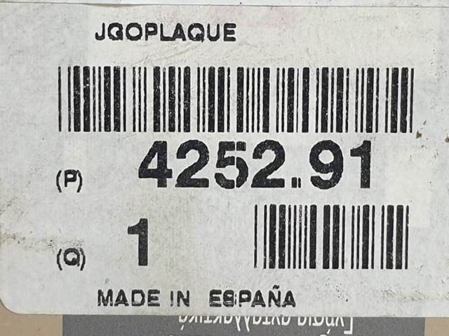425291 PEUGEOT Pastillas de freno delanteras de disco  disponible Ourense