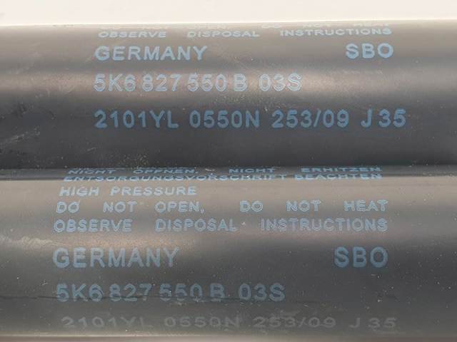 Muelle neumatico maletero 5K6827550B VAG