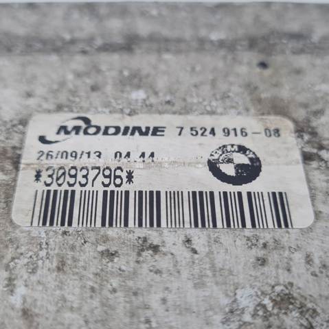 Radiador de aire de admisión 752491608 BMW