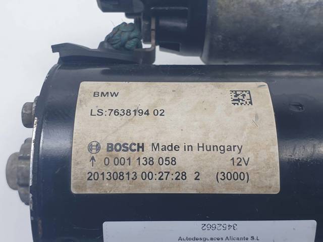 Solenoide de arranque para BMW 3 E90