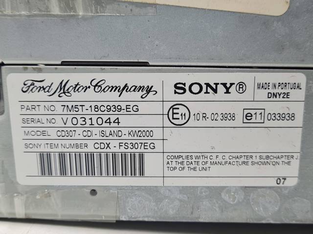 7M5T18C939EG Ford