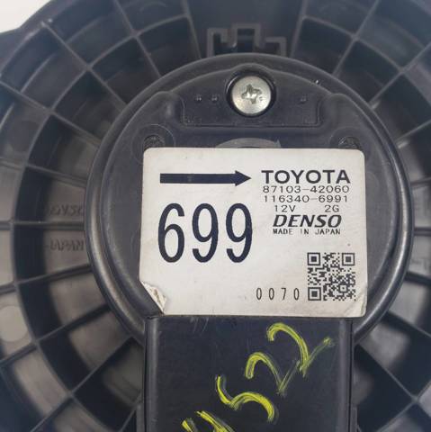 Ventilador interior 8710342060 TOYOTA