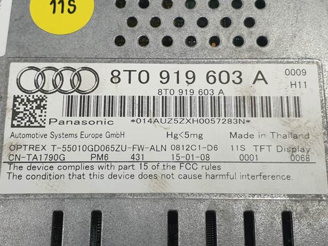 Pantalla para Audi A6 4F2