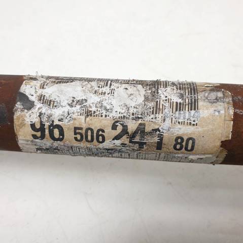 Semieje delantero derecho 9650624180 PEUGEOT