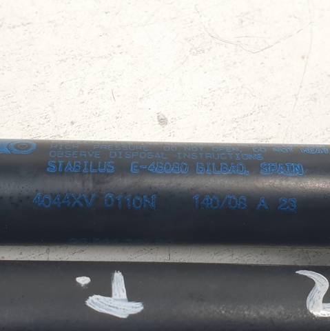 Amortiguador de vidrio de portón trasero (puerta trasera 3/5) 9654438880 PEUGEOT