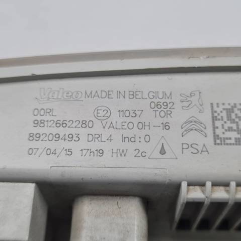PEUGEOT 9812662280 Luz diurna  en stock Terrassa
