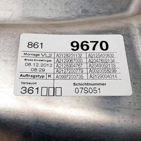 MERCEDES A2048200142 Motor del elevalunas eléctrico  en stock Terrassa