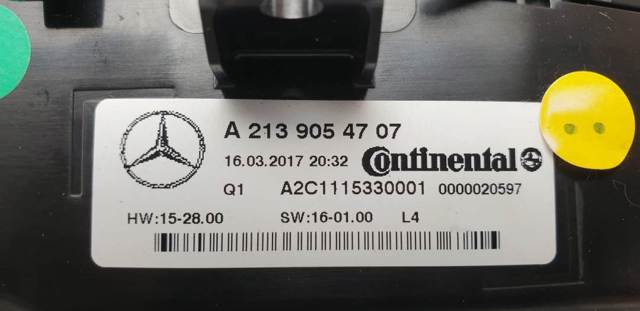 Unidad de control aire acondicionado para Mercedes E S213