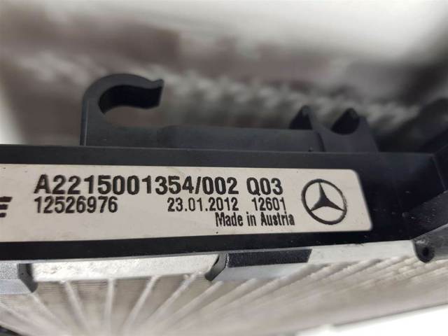 Radiador de aire acondicionado A2215001354 MERCEDES