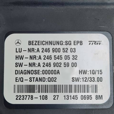 A2469005203 Mercedes