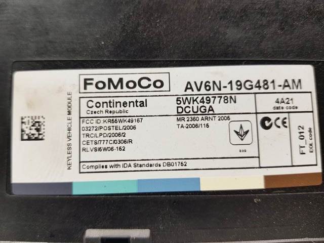 AV6N19G481AM Ford