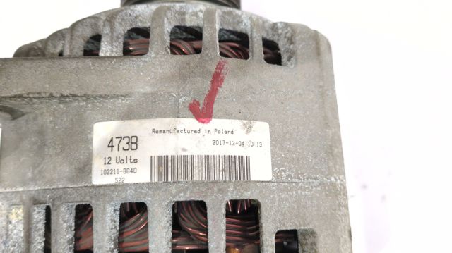 1022118640 OPEL Alternador  en stock Gandía