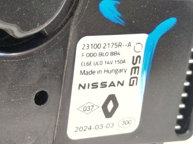 Alternador de coche Dacia Sandero III (2021-2026)