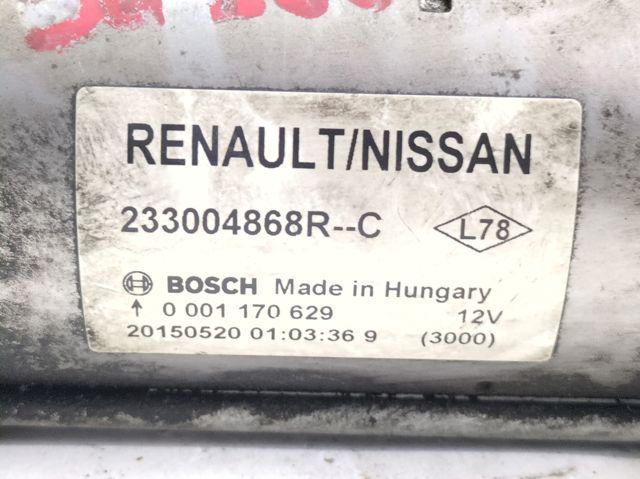 RENAULT 233004868R Motor de arranque comprar Barcelona