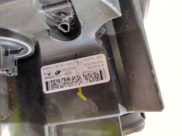 RENAULT 260103369R Faro derecho  disponible Valladolid