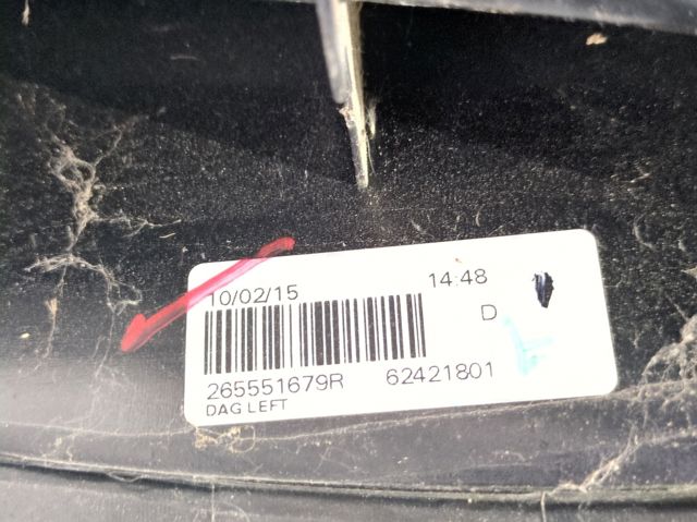 Piloto trasero izquierdo 265551679R RENAULT