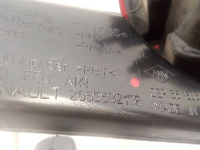 RENAULT 265558217R Piloto trasero izquierdo  en stock Valencia