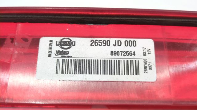 Luz de freno adicional 26590JD000 NISSAN